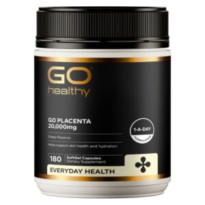 Viên uống nhau thai cừu GO PLACENTA 20,000mg, làm đẹp da, trị nám, xóa nhăn, tăng đàn hồi da (180v)