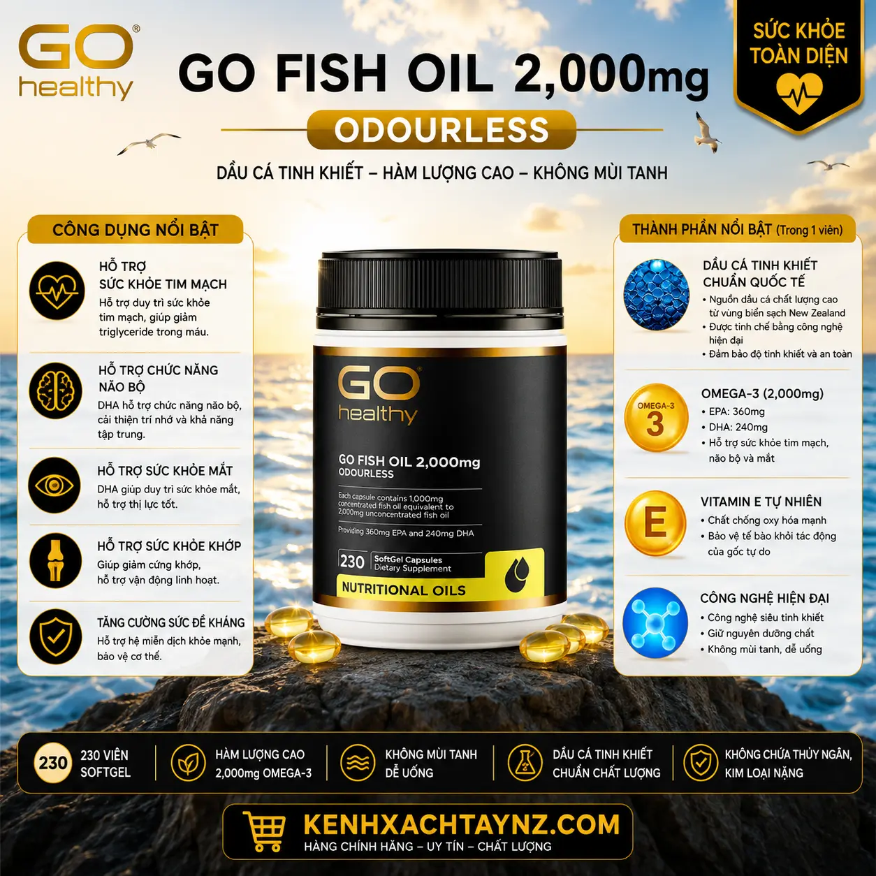 Gohealthy fishoil 230c 2