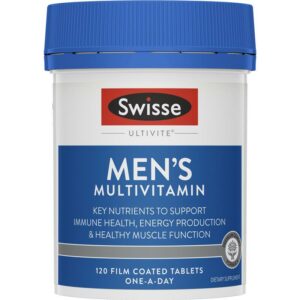 Vitamin tổng hợp cho nam giới Swisse Men’s Ultivite Multivitamin 120 viên