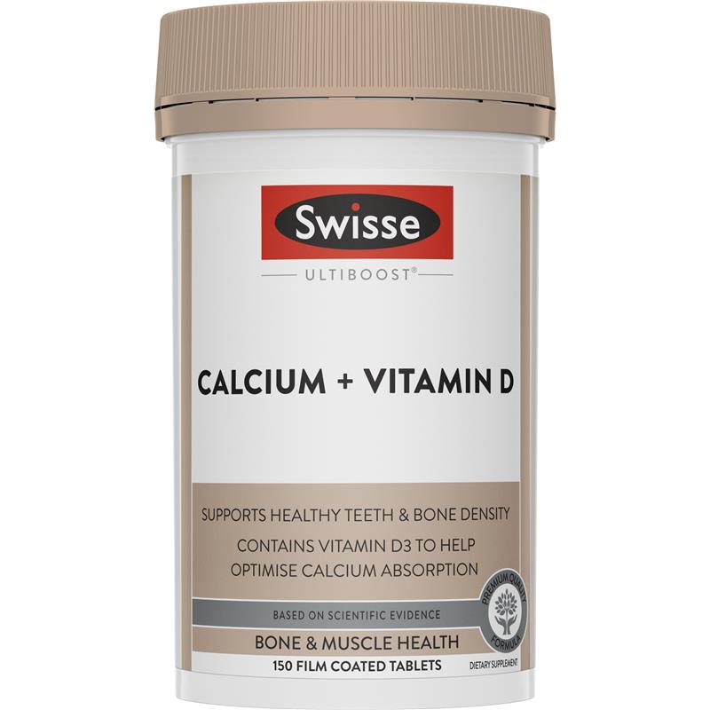 Swisse Ultiboost Calcium + Vitamin D