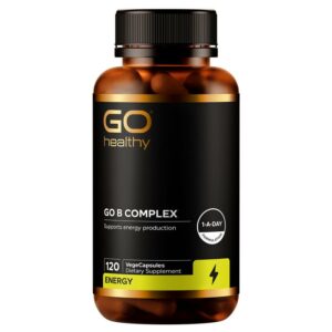 Viên Uống Vitamin Nhóm B Liều Cao GO Healthy B Complex (120 Viên) – Tăng Cường Năng Lượng, Đập Tan Stress