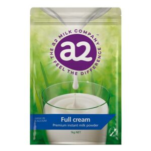 Sữa Bột Nguyên Kem Đạm A2 Tự Nhiên Milk Powder Full Cream 1kg – Dễ Hấp Thụ Cho Cả Gia Đình